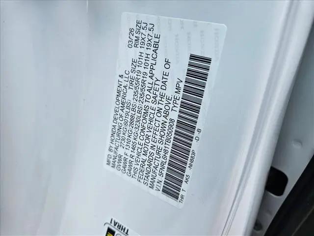 2026 Honda Odyssey Touring