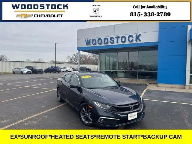 2019 Honda Civic EX for sale in Woodstock, IL