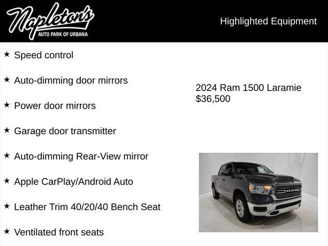 2024 Ram 1500 Laramie Crew Cab 4x4 5'7" Box