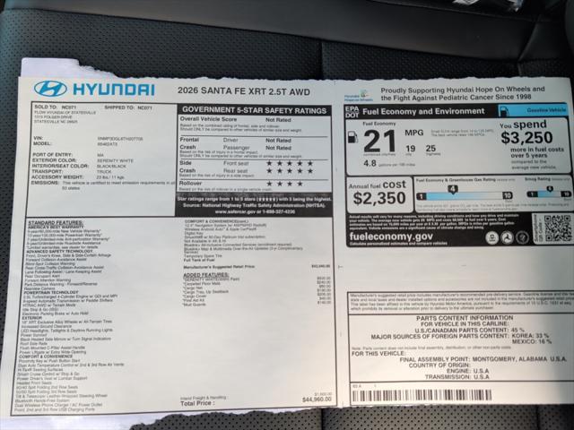 2026 Hyundai Santa Fe XRT