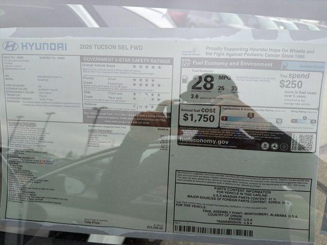 2026 Hyundai Tucson SEL