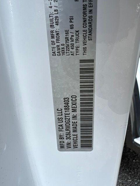 2026 Ram ProMaster Cargo Van Tradesman High Roof 159 WB w/Pass Seat