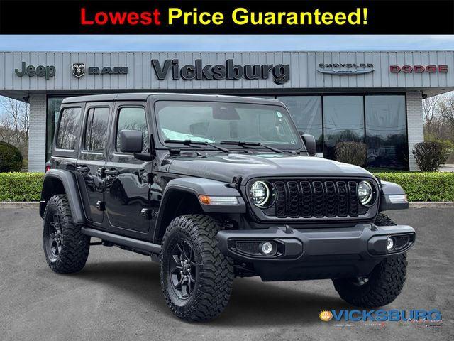 2026 Jeep Wrangler 4-Door Willys 4x4 for sale in Vicksburg, MI
