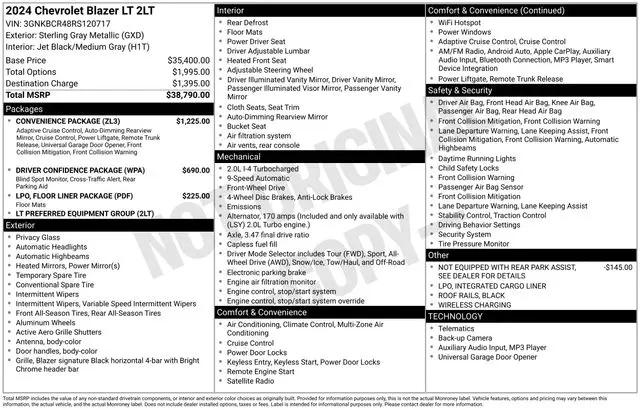 2024 Chevrolet Blazer FWD 2LT