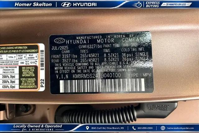2026 Hyundai Palisade Calligraphy