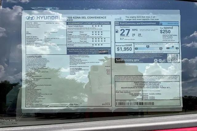 2025 Hyundai Kona SEL Convenience
