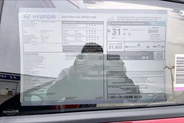 2026 Hyundai Kona SEL Sport
