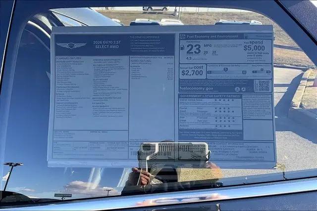 2026 Genesis GV70 2.5T Select