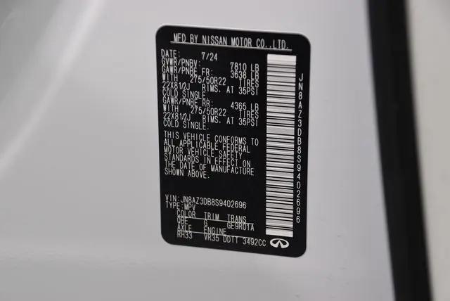 2025 INFINITI QX80 SENSORY AWD