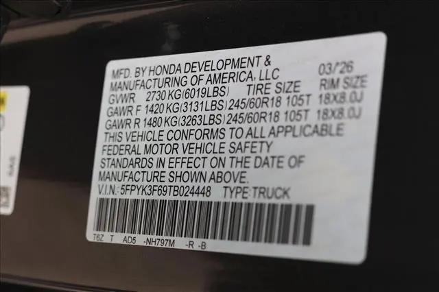 2026 Honda Ridgeline TrailSport