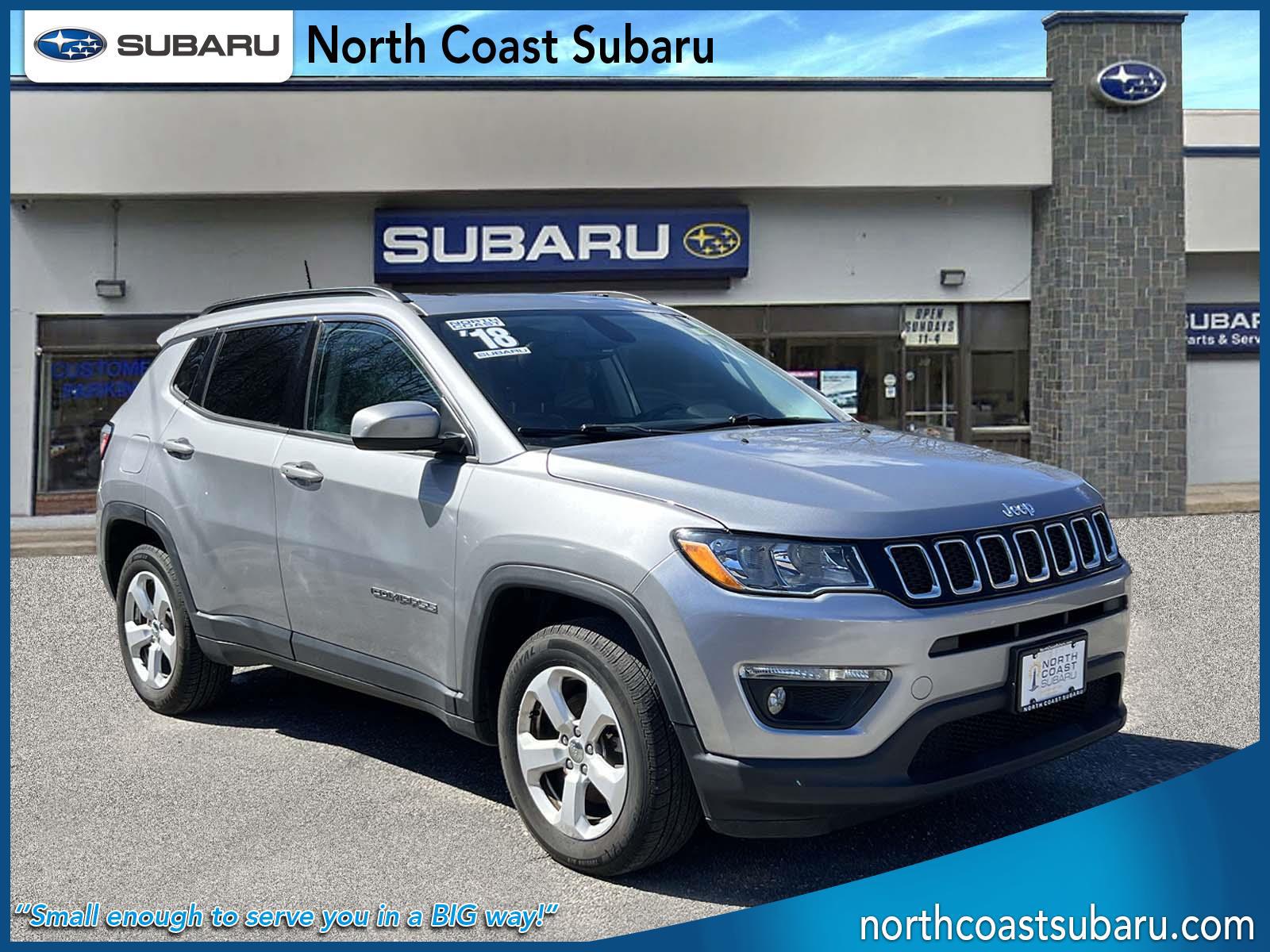 Billet Silver Metallic Clearcoat 2018 Jeep Compass Latitude 4WD SUV / Crossover Four-Wheel Drive 9-Speed Automatic