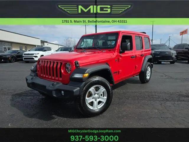 2023 Jeep Wrangler 4-Door Sport S 4x4 for sale in Bellefontaine, OH