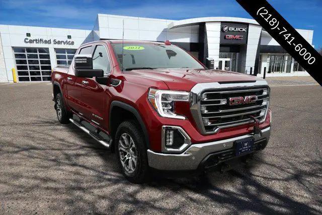 2021 GMC Sierra 1500 4WD Crew Cab Short Box SLT for sale in Virginia, MN