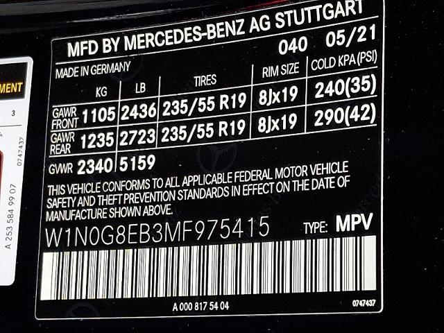 2021 Mercedes-Benz GLC 4MATIC SUV