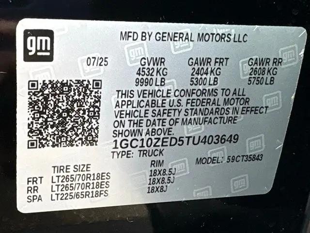 2026 Chevrolet Silverado EV LT - Extended Range 4WD