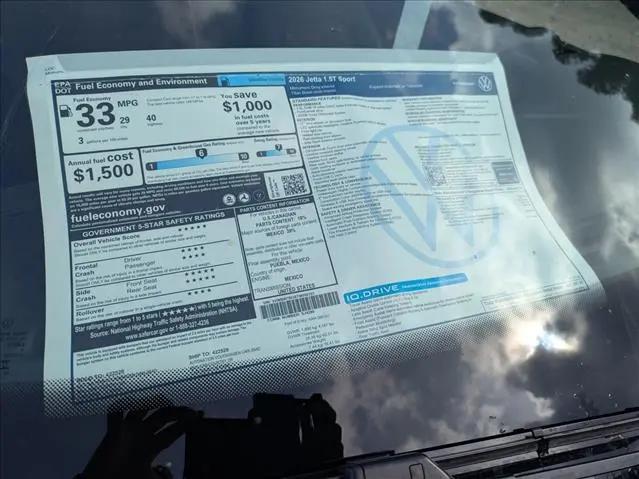 2026 Volkswagen Jetta Sport