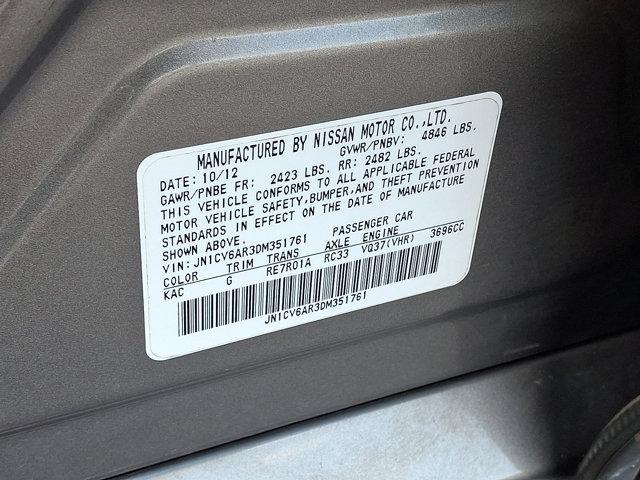 2013 INFINITI G37 x