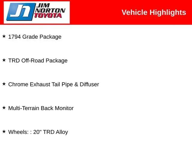 2026 Toyota Tundra 1794 Edition CrewMax 5.5' Bed