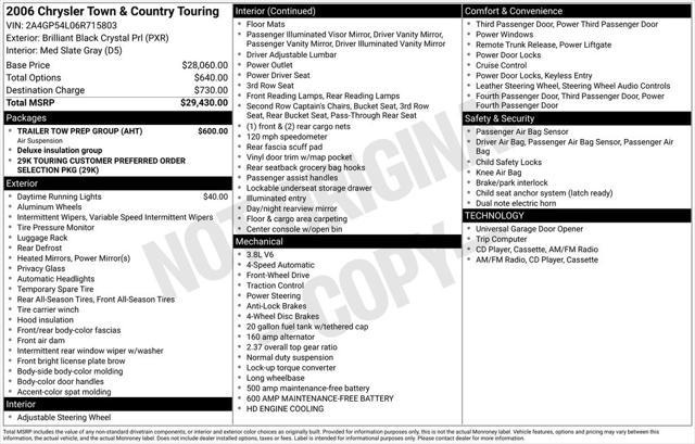 2006 Chrysler Town & Country Touring