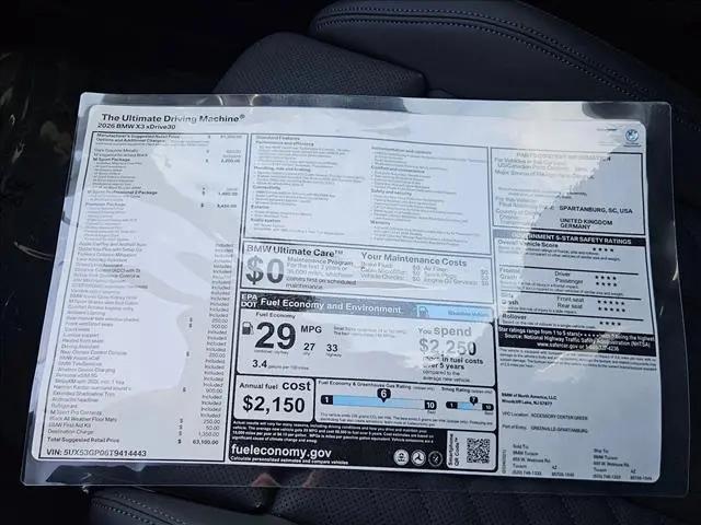 2026 BMW X3 30 xDrive