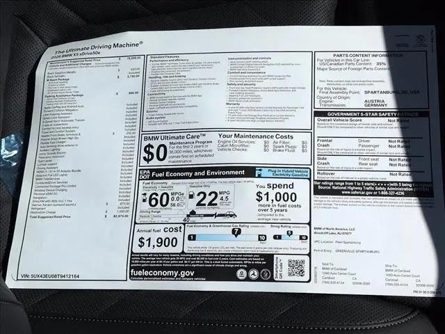 2026 BMW X5 xDrive50e