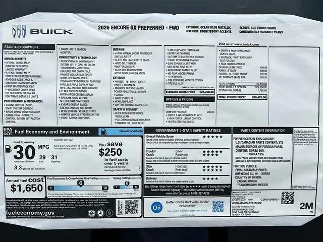 2026 Buick Encore GX Preferred FWD