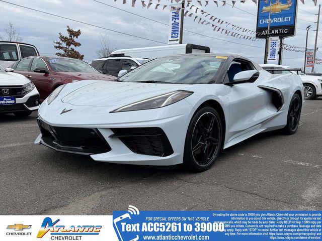 Ceramic White 2024 Chevrolet Corvette Stingray 3LT Convertible RWD Convertible Rear-Wheel Drive 8-Speed Dual Clutch