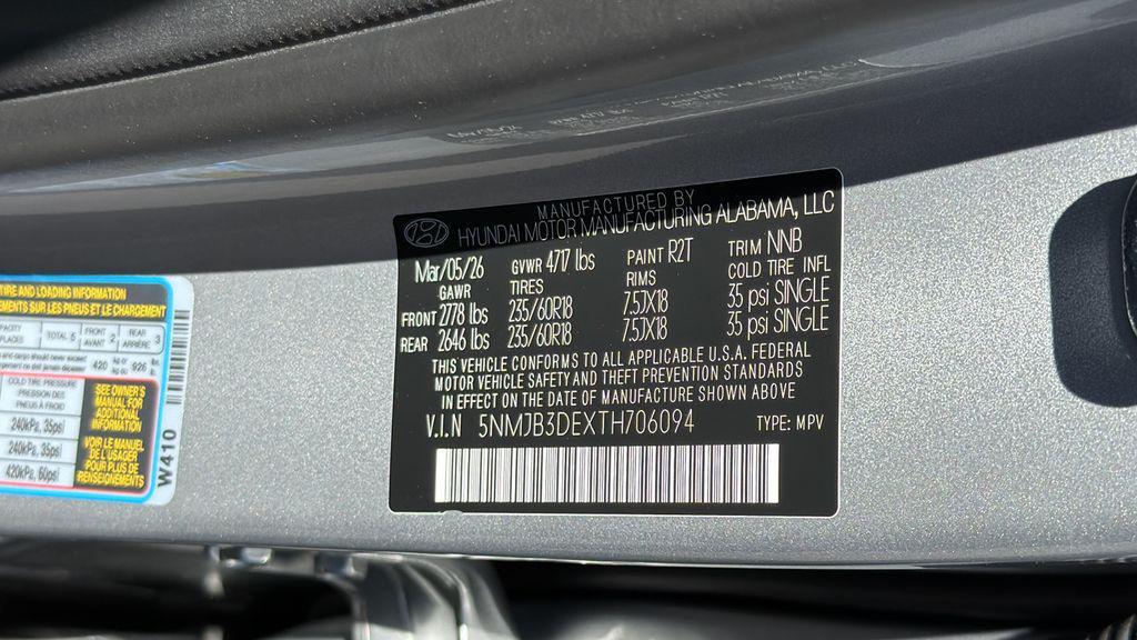 New 2026 Shimmering Silver HYUNDAI SEL FWD image 35