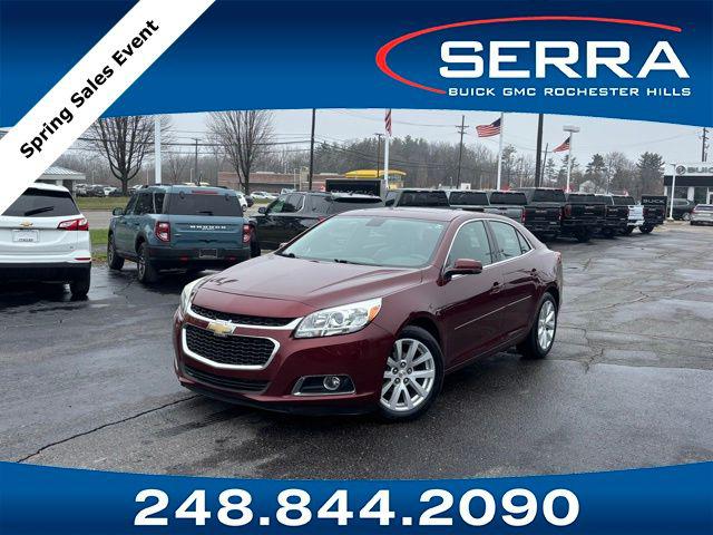 Butte Red Metallic 2015 Chevrolet Malibu 2LT FWD Sedan Front-Wheel Drive Automatic