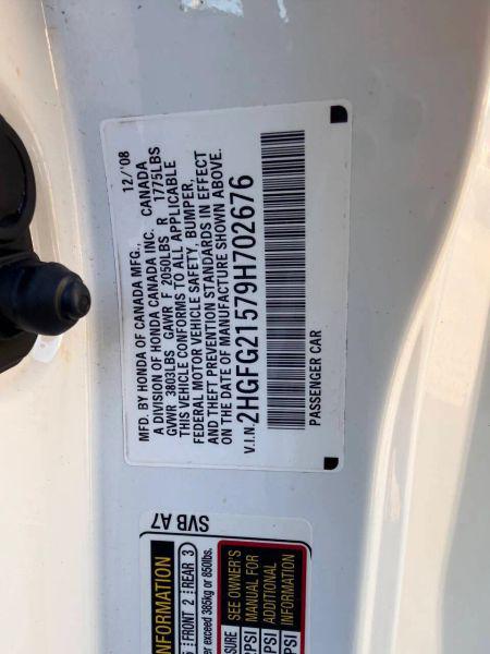 2009 Honda Civic Si