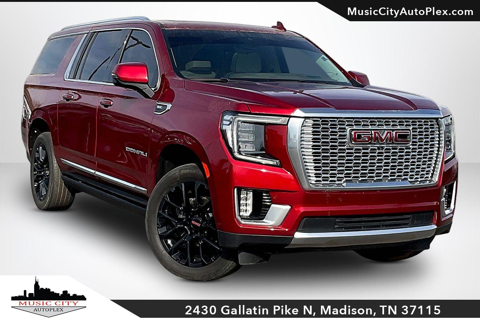 Volcanic Red Tintcoat 2024 GMC Yukon XL Denali 4WD SUV / Crossover Four-Wheel Drive Automatic