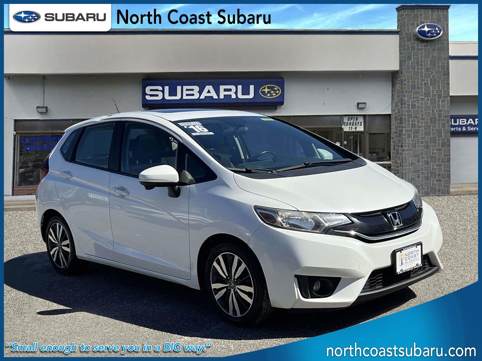 White Orchid Pearl 2016 Honda Fit EX Hatchback Front-Wheel Drive Continuously Variable Transmission