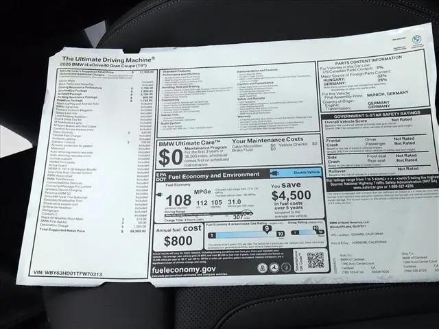 2026 BMW i4 eDrive40