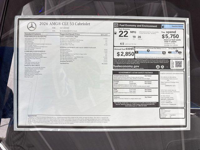 2026 Mercedes-Benz CL AMG CLE 53