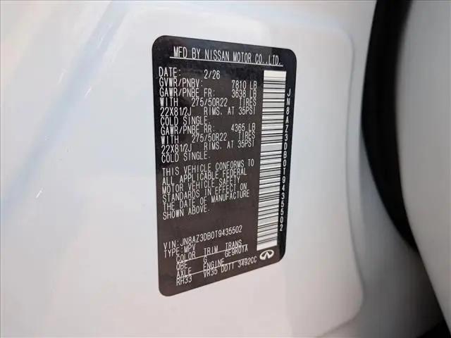 2026 INFINITI QX80 SPORT AWD
