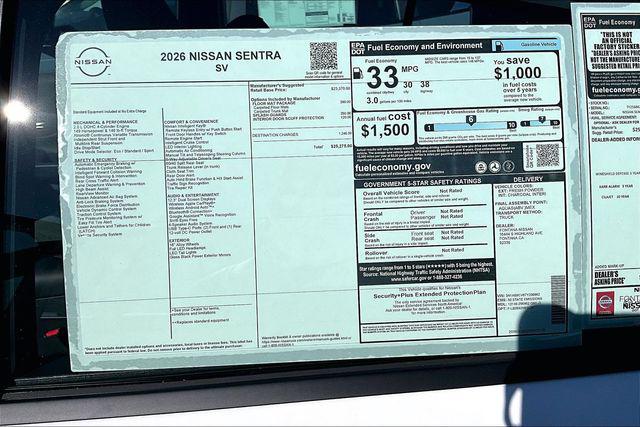 2026 Nissan Sentra SV