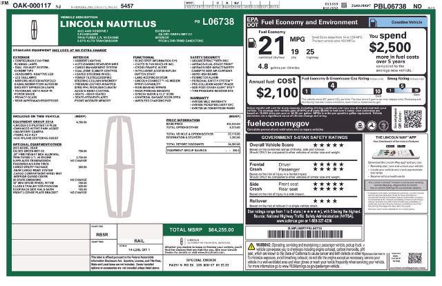 2023 Lincoln Nautilus Reserve