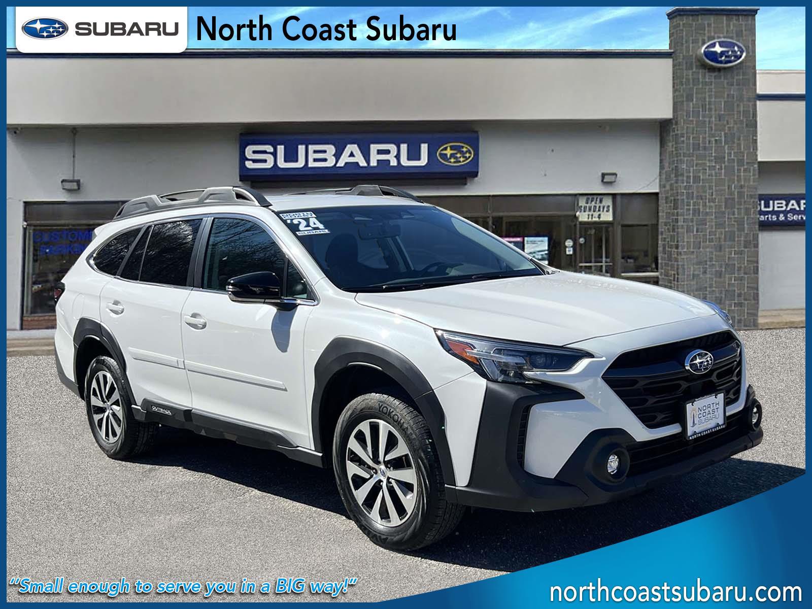 Crystal White Pearl 2024 Subaru Outback Premium AWD SUV / Crossover All-Wheel Drive Continuously Variable Transmission