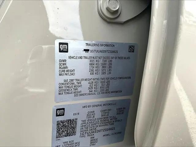2026 GMC Sierra 1500 Crew Cab, Short Bed, Pro, 4WD
