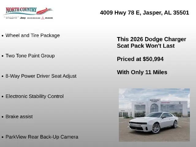 2026 Dodge Charger Scat Pack 2-Door AWD