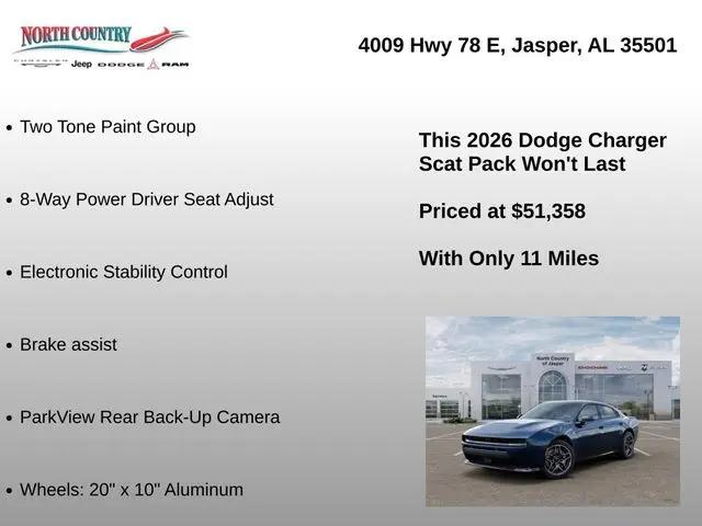 2026 Dodge Charger Scat Pack 4-Door AWD