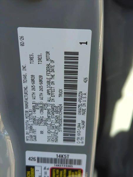 2026 Toyota Tundra 1794 Edition CrewMax 5.5' Bed