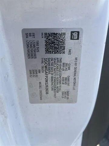 2021 Chevrolet Express Cargo Van RWD 2500 Regular Wheelbase WT