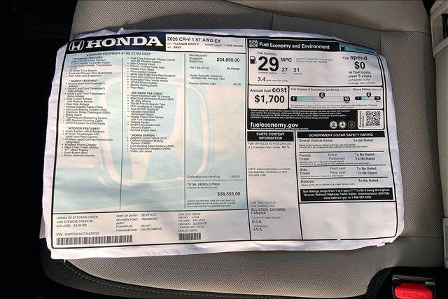 2026 Honda CR-V EX AWD