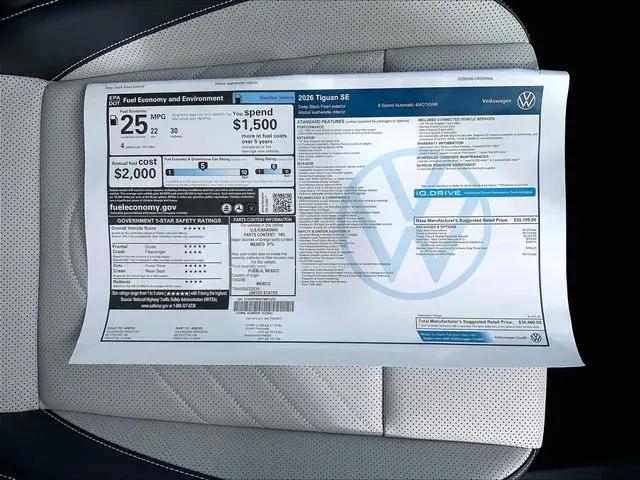 2026 Volkswagen Tiguan SE