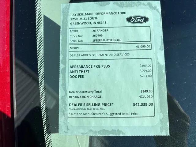 2026 Ford Ranger XL