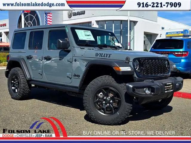 2026 Jeep Wrangler 4-Door Willys 4x4 for sale in Folsom, CA