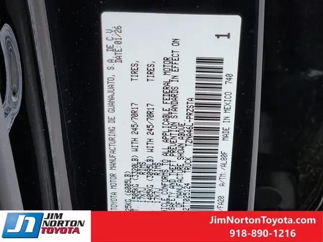 2026 Toyota Tacoma SR
