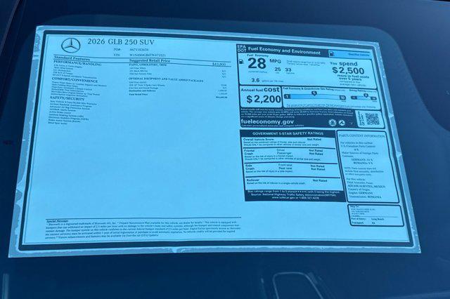 2026 Mercedes-Benz GLB 250