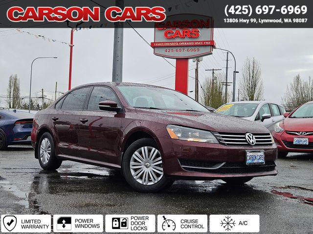 2014 Volkswagen Passat 1.8T S for sale in Lynnwood, WA